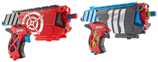 Pištoľ pre deti - Mattel BGY63 Boomco. Dual obrancovia 2 odpaľovače