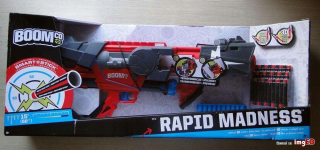 Detská zbraň - Mattel Boomco Rapid Madness Y8618