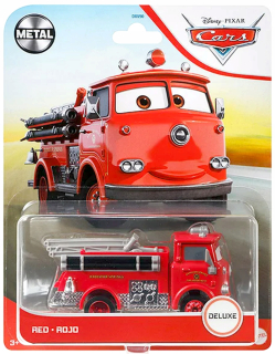 Rozprávkové autíčko - Mattel Cars Car EDEK Red Firefighter 01:55 New !!!