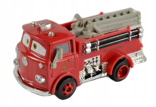 Rozprávkové autíčko - Mattel Cars Car EDEK Red Fire truck 1:55 PL