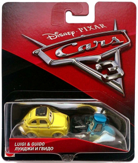 Rozprávkové autíčko - Mattel Cars Car Luigi a Guido 01:55 New !!!
