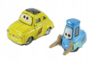 Rozprávkové autíčko - Mattel Cars Car Luigi a Guido 1:55 z PL