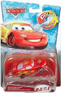Rozprávkové autíčko - Mattel Cars Car zmení farbu zikzak McQueen