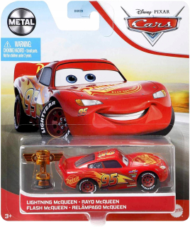 Rozprávkové autíčko - Mattel Cars Car zikzak McQueen s piestovým misy 1