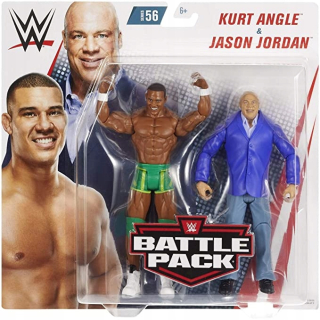 Akčná figúrka, postavička - Mattel WWE Kurt Angle vs Jason Jordan GBN52 16cm