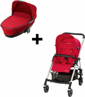 Maxi-Cosi Street Plus Travel System intenzívny červený kočík 2v1