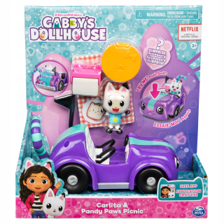 Gabi's Cat House Kitty Panduś ide na piknik Súprava s autom a figúrkou