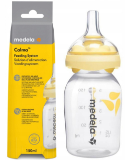 Medela Calma antikoliková fľaša so cumlíkom 6 m+ 150 ml