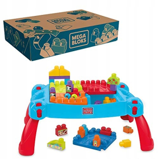 Zvukova hračka - Mega Bloks stolík Play CNM42 Výstavba 25 KL
