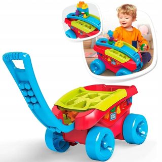 Mega Bloks blokuje kočík s blokmi
