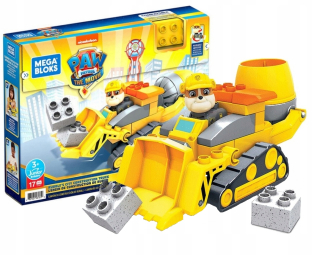 Stavebnica, slamky - MEGA BLOKS Tlapková patrola DOZER RUBBLE GYW91