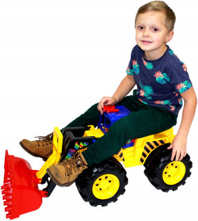 Detský báger - Mega Big Bulldozer !!! bager - strapper -jewzik!