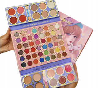 Mega veľká súprava na maľbu paletu kozmetiky make -up pre deti 68 farba