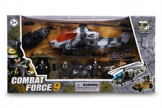 Mega Big Kit Vojenská základňa Army Helicopter 72