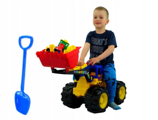 Detský báger - Mega Big Rider Bulldozer, Spycho-Charger Super!