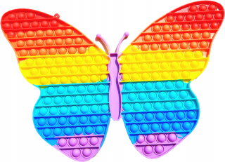 POP IT - Mega Butterfly popiť push Pop Bubble antistresová 45x34cm
