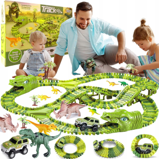 Mega Race Track XXXL Dinosaur Dino Park 269 EL.