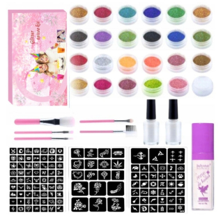 Mega set xxl Glitter tetovanie darček 227 el.