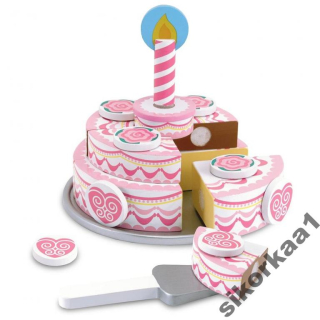 Melissa Doug 3 poschodový tortu 3D puzzle
