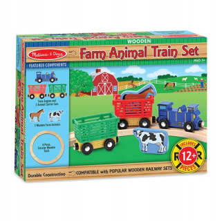 Dráha pre deti, stavebnica - Melissa Doug Wooden Front Tory Farm