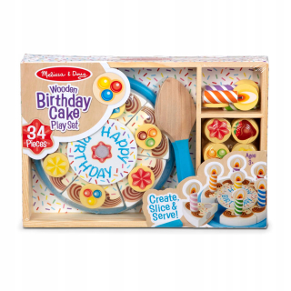 Melissa & Doug Drevený koláč 34 Prvky