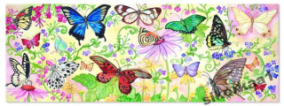 Melissa Doug Butterflies Krásna podlaha puzzle