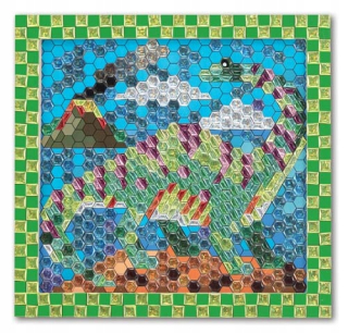 Melissa Doug Mosaika Umelecké dinosaury samolepky