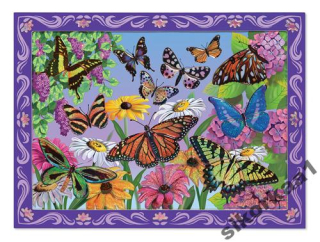 Melissa Doug Mosaic umelecké Motýle Samolepky