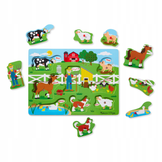 Melissa & Doug Sound Puzzle Farm MC Donald