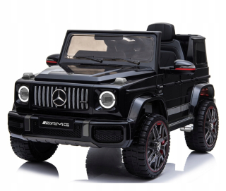 Mercedes auto Biela, Čierna, Červená
