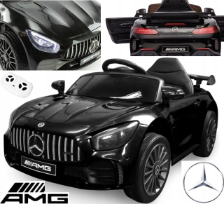 Mercedes auto Biela, Čierna, Červená