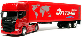 Tatra, nákladné auto - Kov Model Truck Scania V8 R730 Container