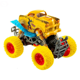 Terénne autíčko - Metal monster truck svetlo a tón o batériách