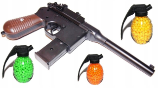Pištoľ pre deti - Kovová pištoľ na gule Mauser MPK C18 + GARNET