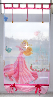 Záclony do detskej izby - Screen MG Disney Panel korálky Crawles Princess