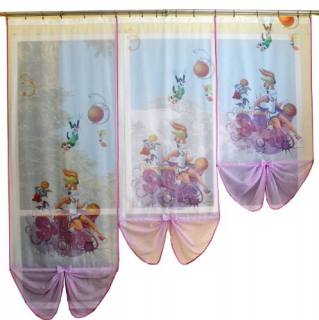 Záclony do detskej izby - MG firana Disney 3 Panely New 60 Designs News!