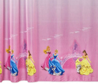 Záclony do detskej izby - MG firana Disney Princess DA20 230x155 Tape X2