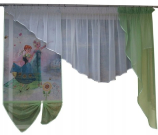 Záclony do detskej izby - MG CURTAIN DISNEY panel + záves Sada 60 prevedení NOVINKA
