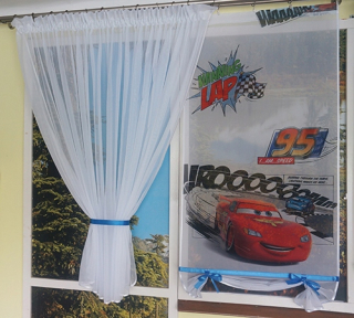 Záclony do detskej izby - MG Fisana Panel Cars Designs + Ringtone 300 Nový