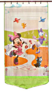 Záclony do detskej izby - obrazovky opona panel MG Disney vzory pre dievčatá