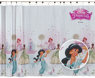 Záclony do detskej izby - MG opona Ready Princess DA21 230x215 Tape X