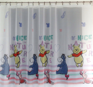 Záclony do detskej izby - MG opona Ready Medvedík Dak1 230x155 s páskou