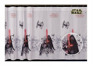 Záclony do detskej izby - Mg záclona Hotová Star Wars SW02 230x155 s páskou