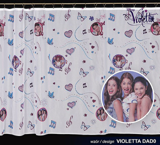 Záclony do detskej izby - MG firana Woal Disney Violetta Dad0 310x150 Tape