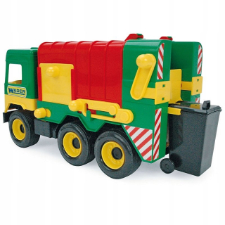 Smietiarské autíčko - Middle Truck Garbage Truck 42 cm Wader 32380