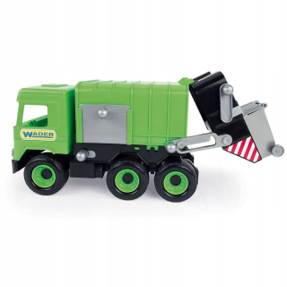 Smietiarské autíčko - Middle Truck Greener Green 43 cm Wader 32103