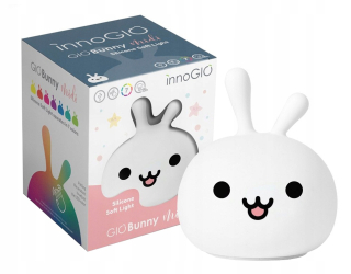 Nočná lampa do detskej izby - Soft Night Light Innogio Bunny 7 Farebné dotyk