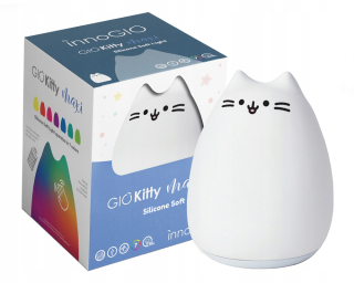 Nočná lampa do detskej izby - Soft nočná lampa Innogio Kitty Maxi 7 farieb
