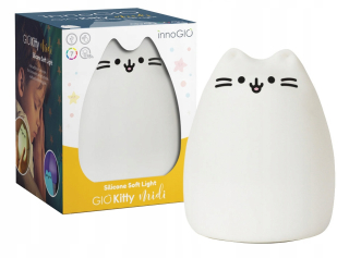 Nočná lampa do detskej izby - Soft nočná lampa Innogio Kitty Midi 7 farieb
