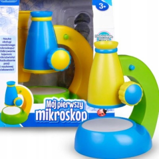 Mikroskop pre deti. Electric vzdelávacie hľadáčik